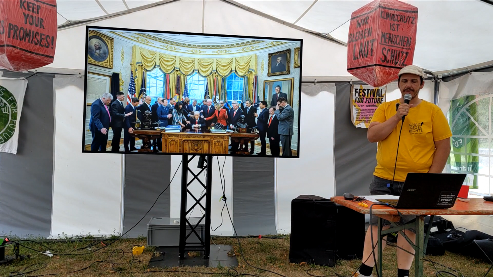 Vortrag beim Festival for Future: Digitale Abhängigkeit zerstört unsere Demokratie – Wie wir uns befreien und digitale Unabhägigkeit erreichen und ganz nebenbei unsere Demokratie retten
